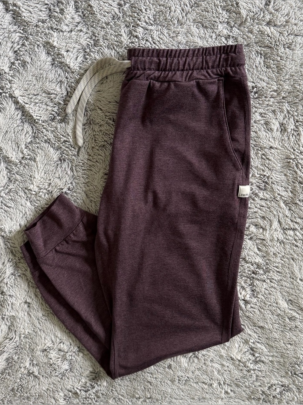Vuori Performance Dreamknit Jogger Purple Size XS Drawstring Lounge Athleisure
